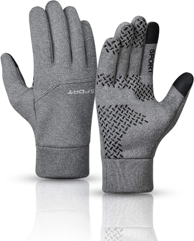 Lorpect Winter Gloves for Men Women Touch Screen Gloves Cold Weather Warm Driving Running Gloves - Image 1